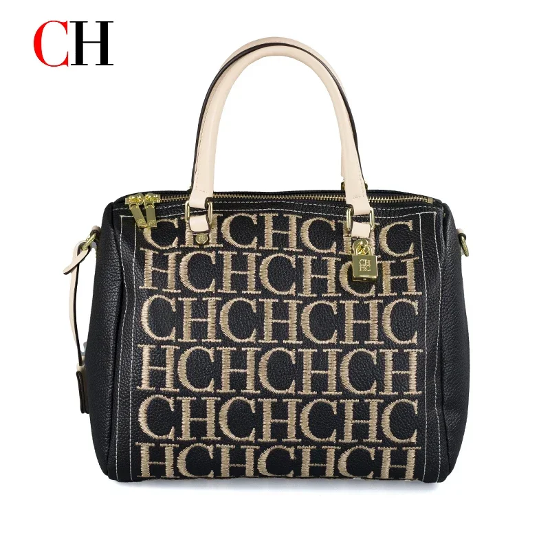 Embroidery Font - Bolso Boston con Letras Bordadas CH