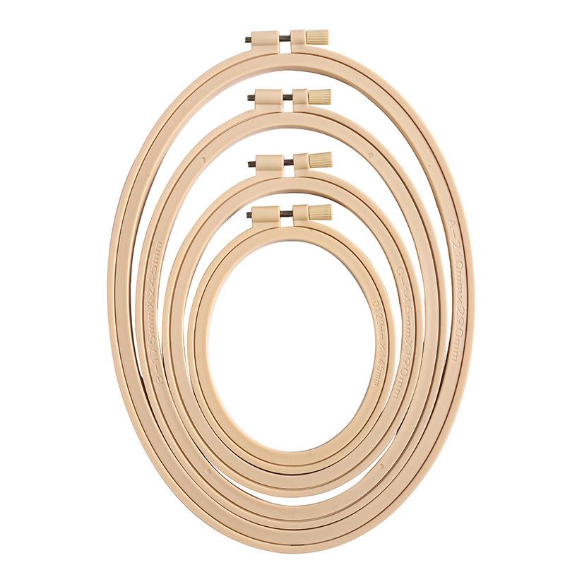 Embroidery Hoop Plastic - Aros de bordado ovalados de plástico