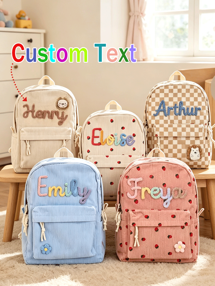Embroidery Font - [Personalizado] Mochila personalizada para el regreso