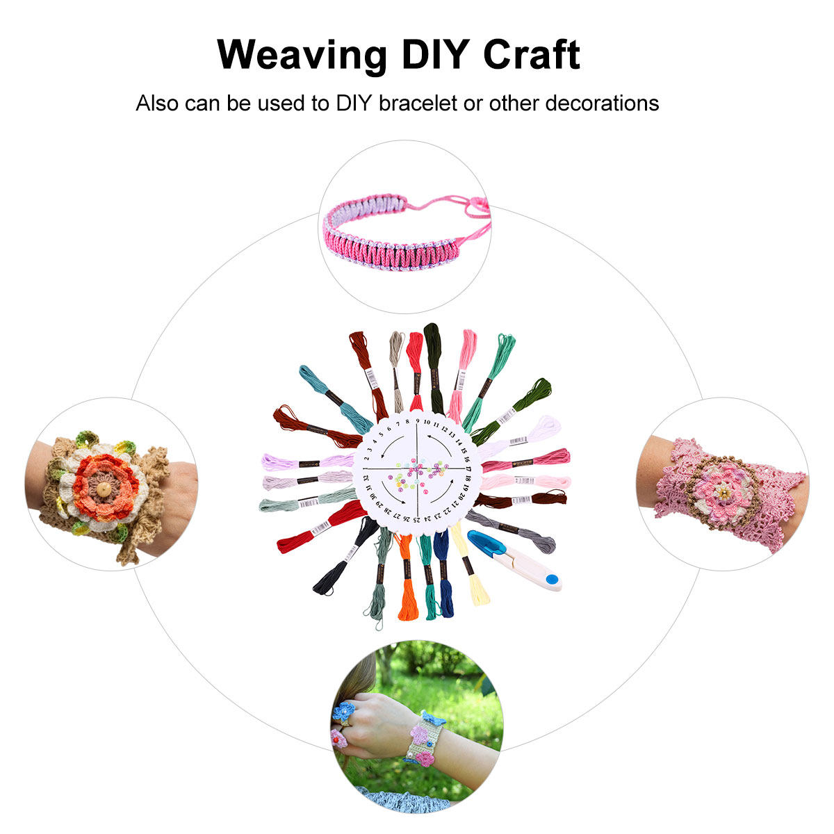 Embroidery Threads - Kit para hacer pulseras de la