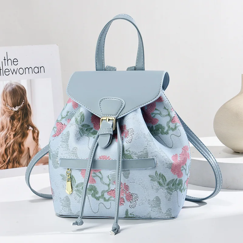 Embroidery Kit Pouch - Nueva Mochila femenina, Mochila informal a