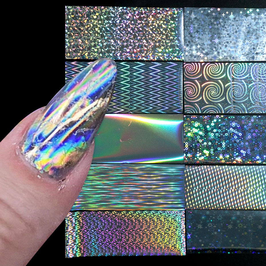 26 piezas de láminas holográfi - Transfer Paper Carbon reseña y precio
