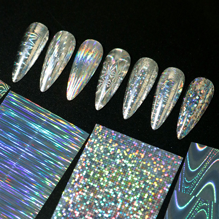 26 piezas de láminas holográfi - Transfer Paper Carbon reseña y precio