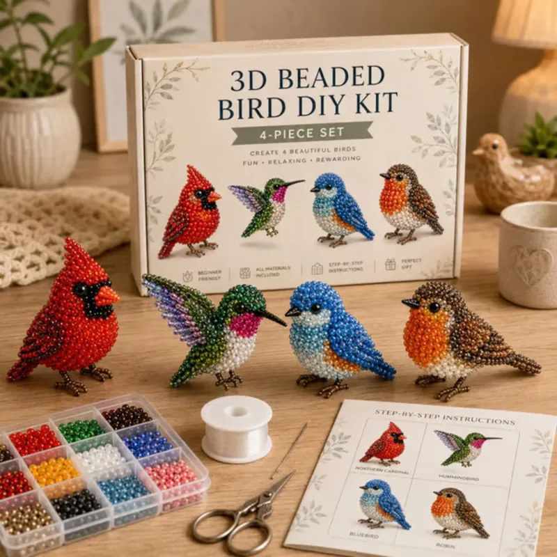 Kit de bordado 3D con cuentas  - Embroidery Cross Stitch Patterns reseña y precio