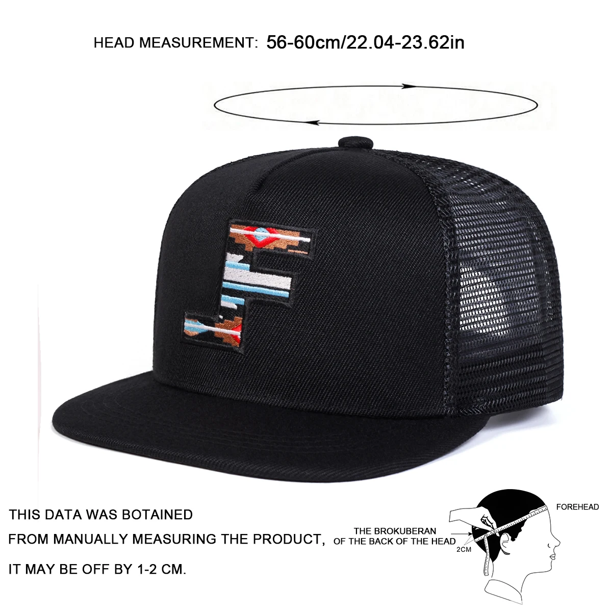 Gorras de Béisbol Unisex con B - Embroidery Font reseña y precio