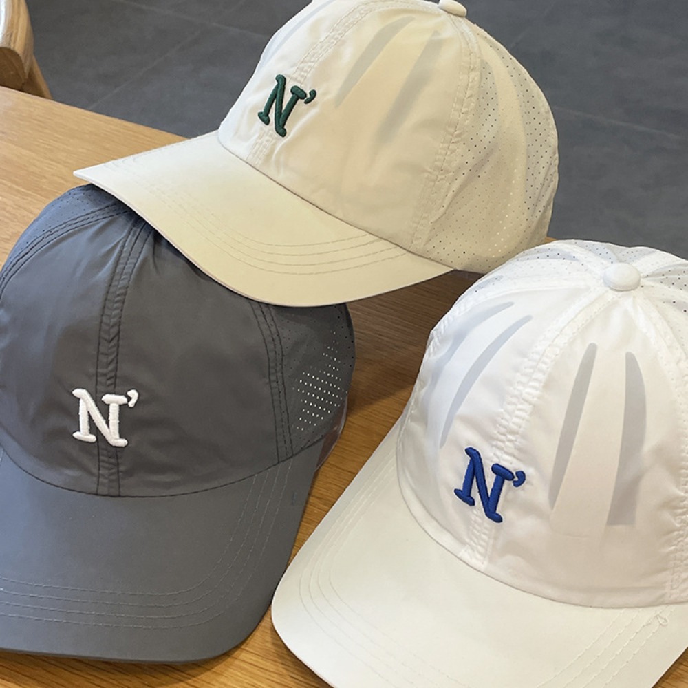 Gorra de béisbol de secado ráp - Embroidery Letter N reseña y precio