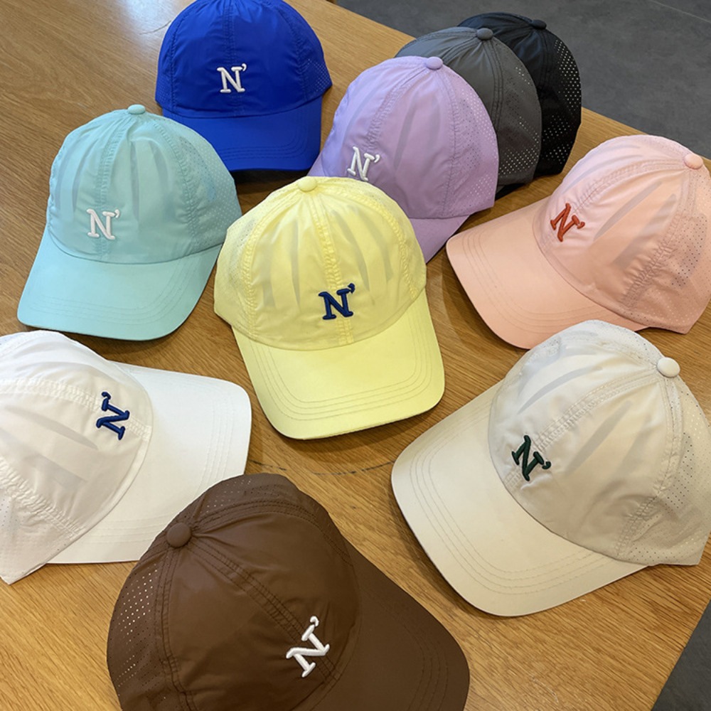 Gorra de béisbol de secado ráp - Embroidery Letter N reseña y precio