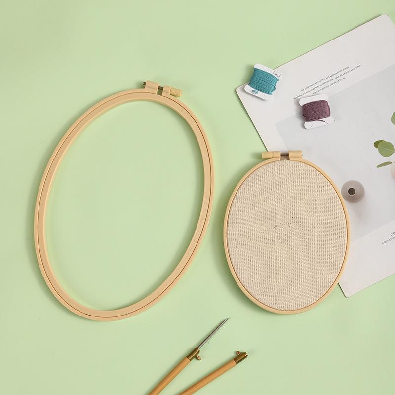 Aros de bordado ovalados de pl - Embroidery Hoop Plastic reseña y precio