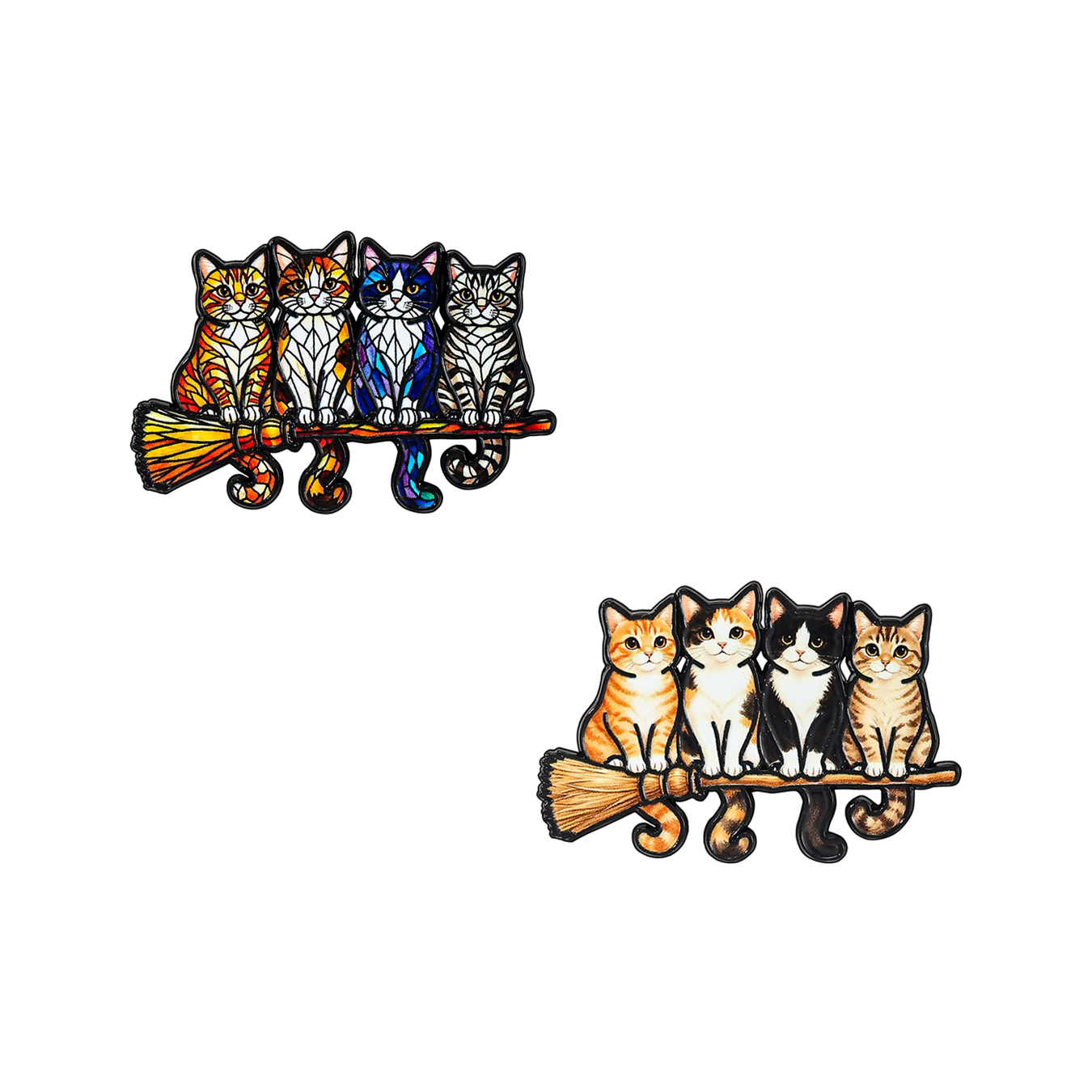 Juego de 3 broches con forma d - Embroidery Textile reseña y precio