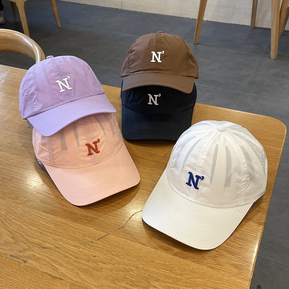 Gorra de béisbol de secado ráp - Embroidery Letter N reseña y precio