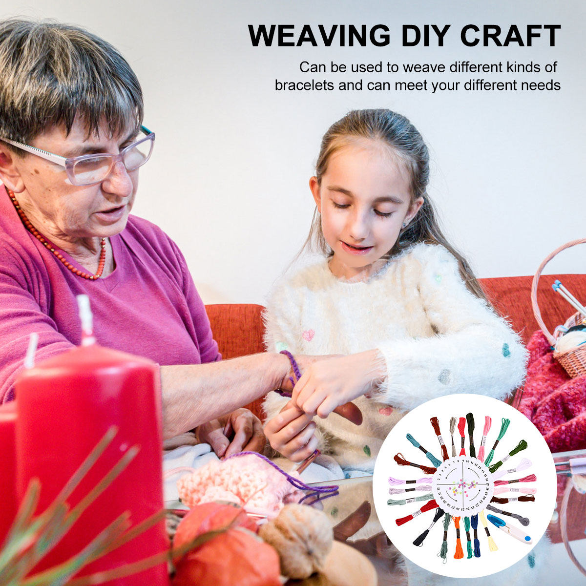 Kit para hacer pulseras de la  - Embroidery Threads reseña y precio