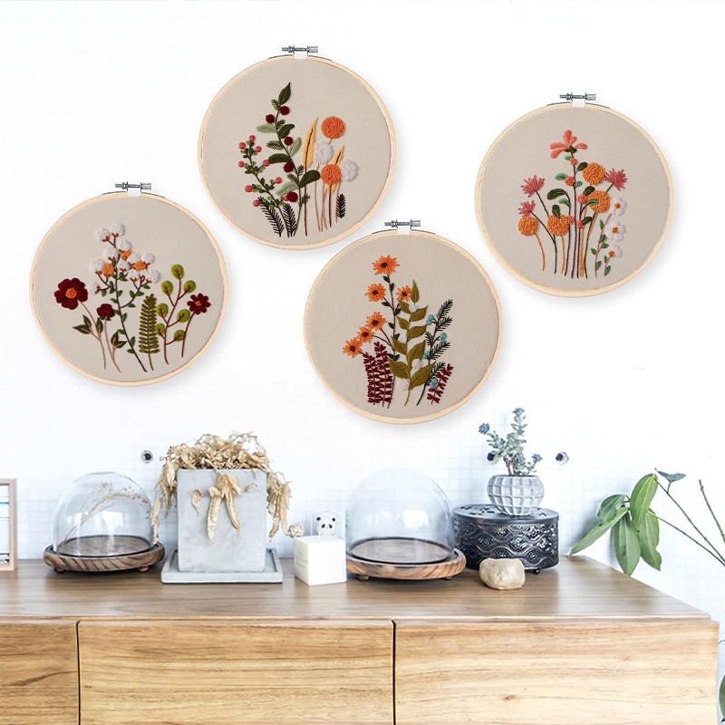 Patrón floral 3D, kit de borda - Embroidery Lovers reseña y precio