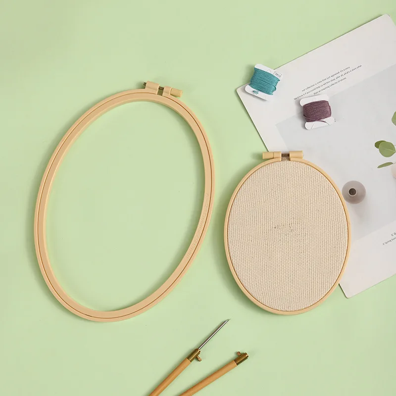 Máquina de aro de punto de cru - Embroidery Hoop Plastic reseña y precio