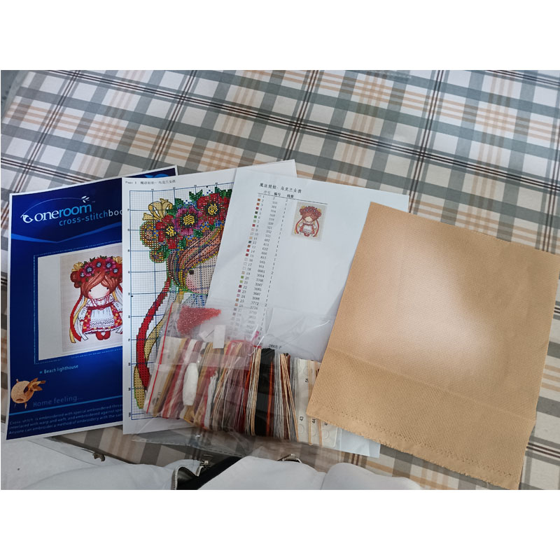 Kit de punto de cruz duck love - Embroidery Lovers reseña y precio