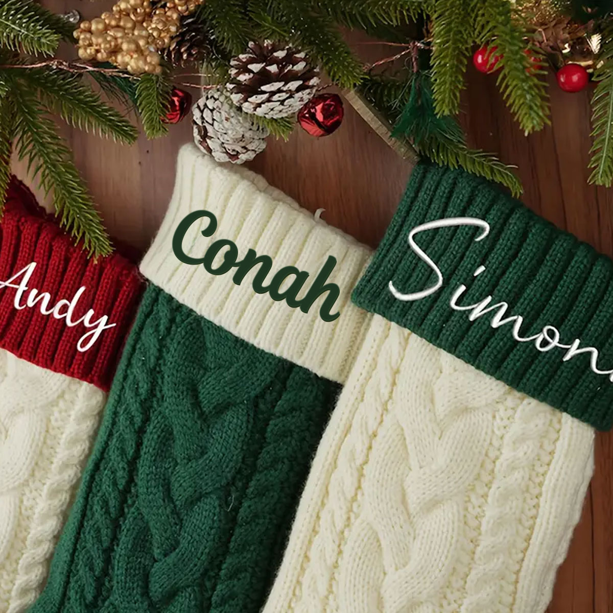 Una media navideña personaliza - Embroidery Xmas reseña y precio