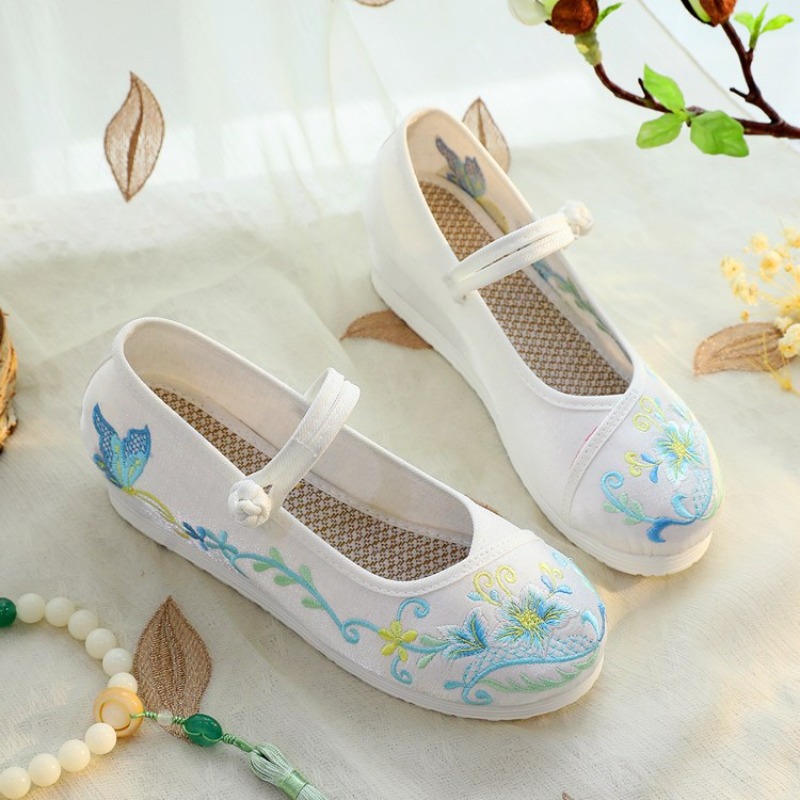 Zapatos Hanfu con Aumento de A - Embroidery Fabric reseña y precio