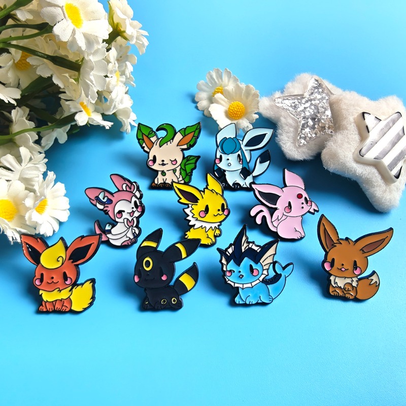 Juego de 9 broches de anime de - Embroidery Textile reseña y precio