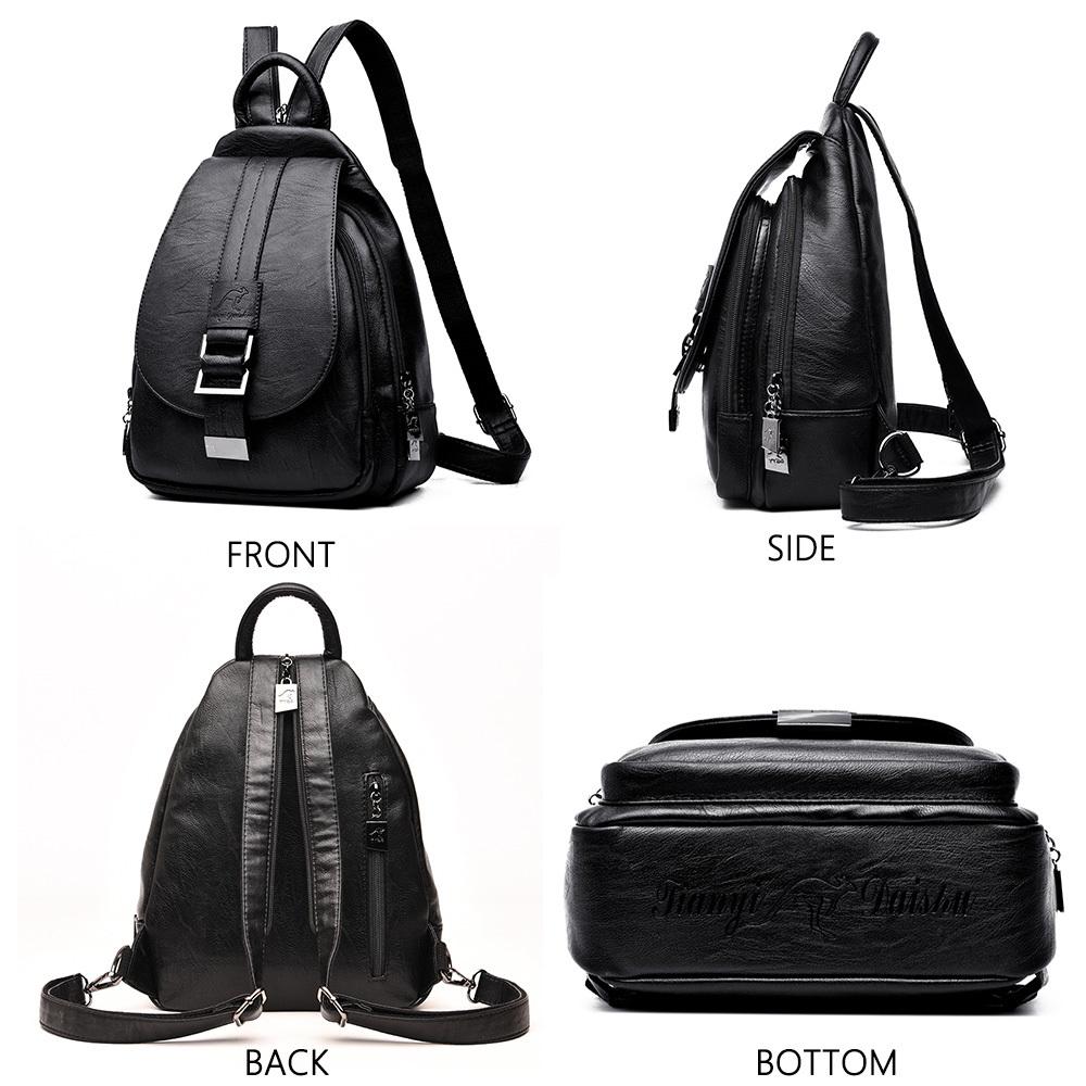 Mochila De cuero de diseño par - Embroidery Font reseña y precio
