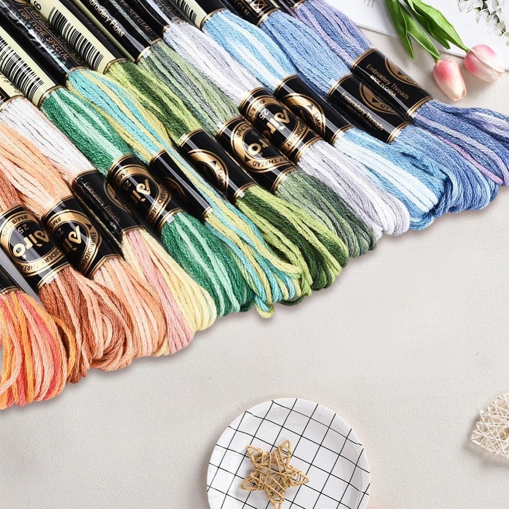 12 rollos de hilo de bordar de - Embroidery Threads reseña y precio
