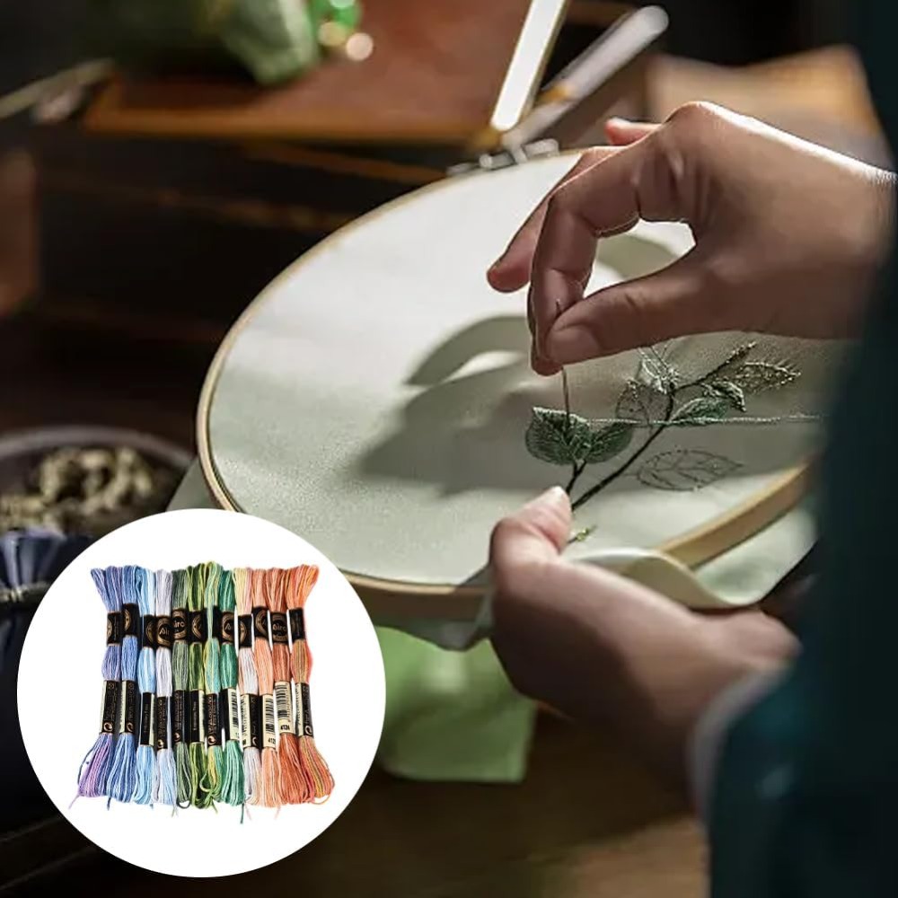 12 rollos de hilo de bordar de - Embroidery Threads reseña y precio