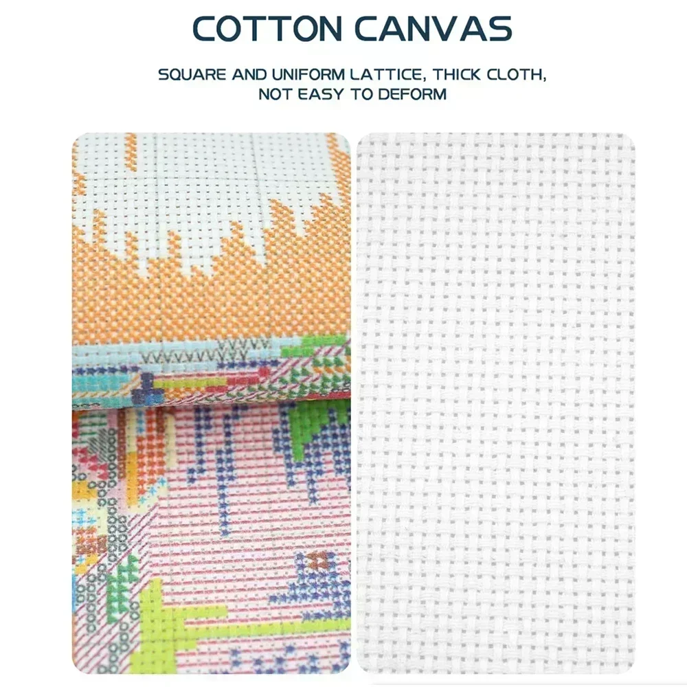 Kit de Punto de Cruz Preimpres - Embroidery Running Stitch reseña y precio
