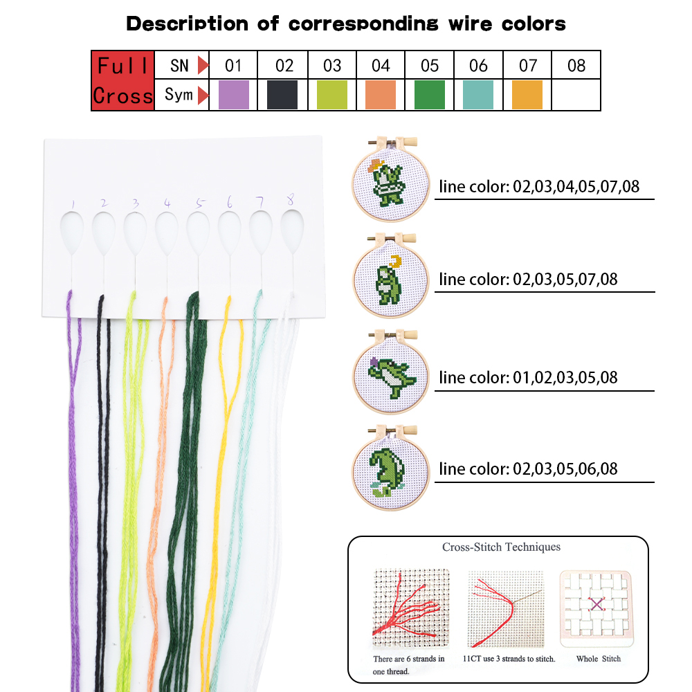 Kit de Bordado de 4 Piezas par - Embroidery Threads reseña y precio