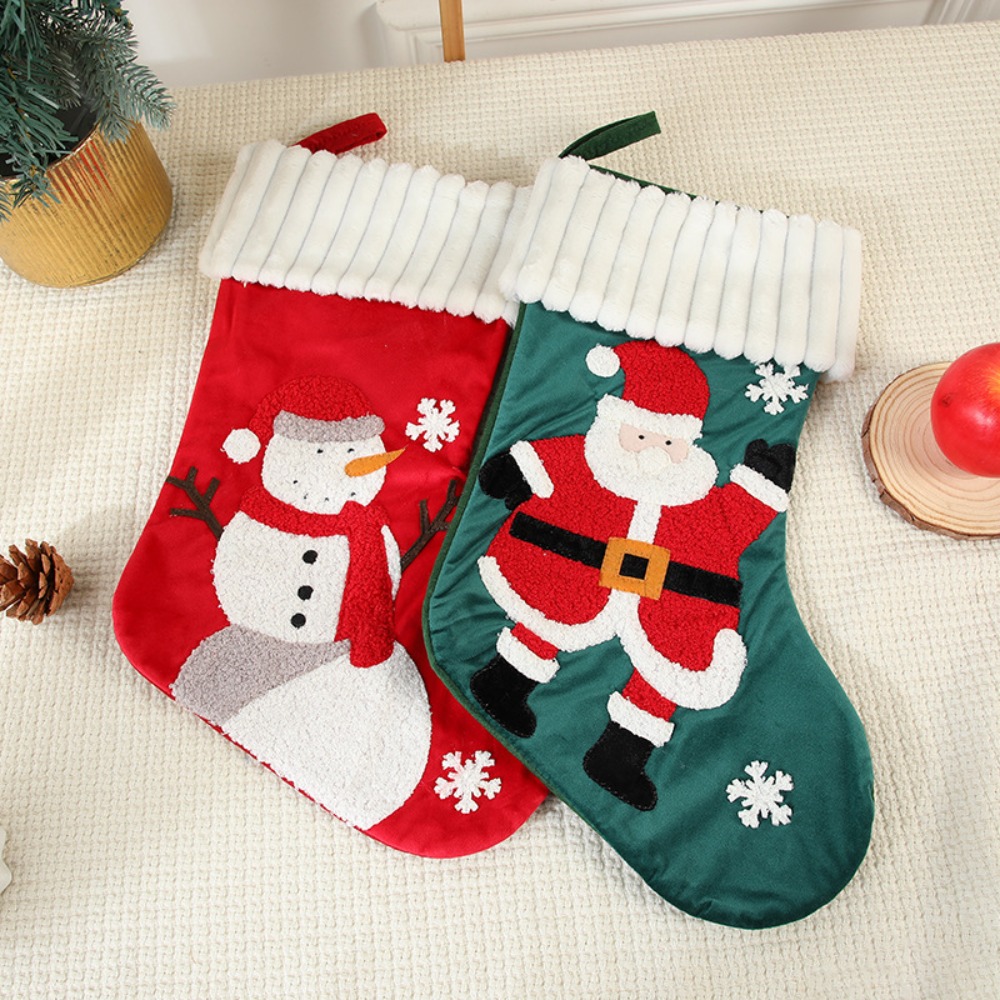 Calcetín Navideño Bordado para - Embroidery Xmas Stocking reseña y precio
