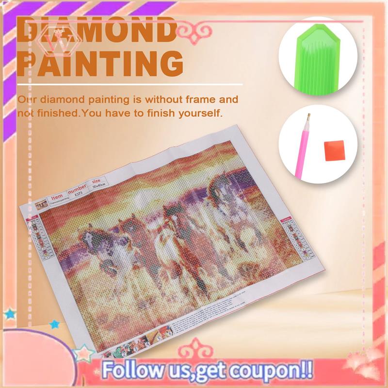 Pintura de diamante cuadrado D - Embroidery Running Stitch reseña y precio