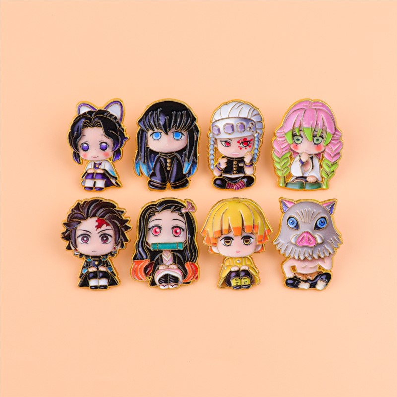 Pins de esmalte de personajes  - Embroidery Textile reseña y precio