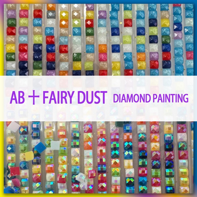 AB Polvo de hadas, mosaico de  - Embroidery Running Stitch reseña y precio