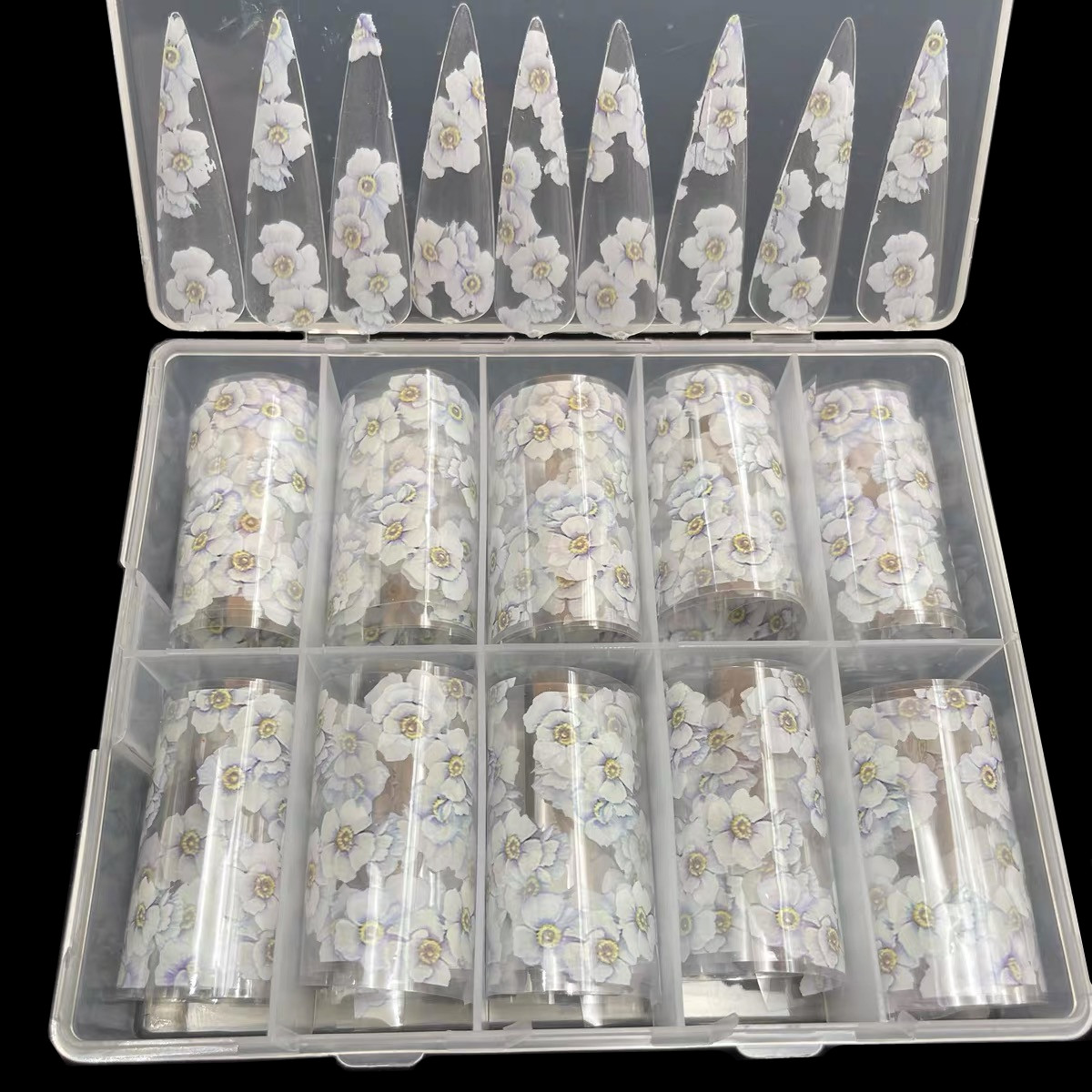1 caja de láminas para uñas de - Transfer Paper Carbon reseña y precio