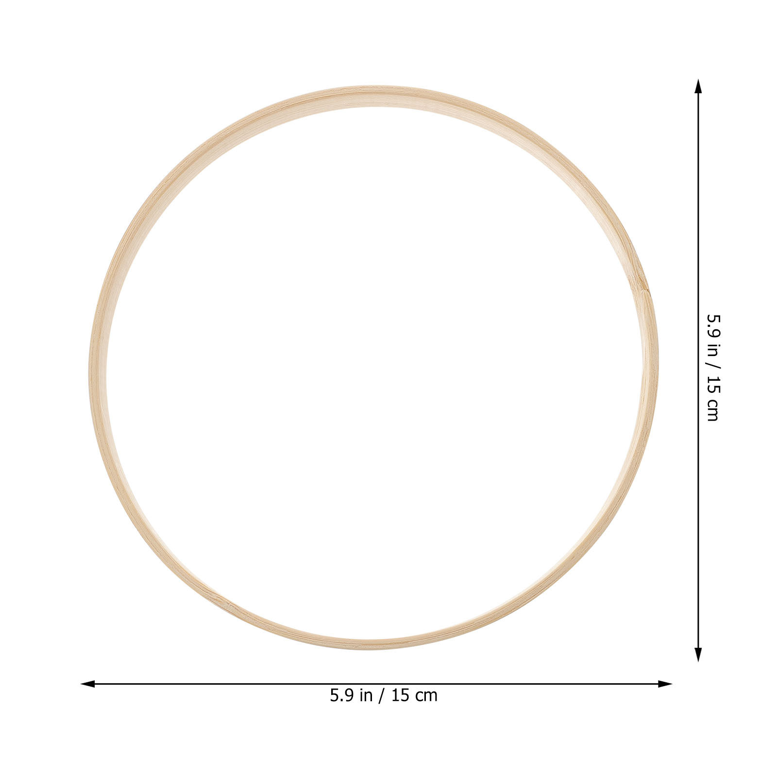 12 aros de bambú de 15 cm para - Embroidery Hoop Plastic reseña y precio