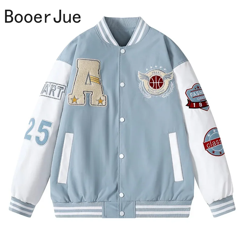 Chaquetas de Cuero Estilo Vars - Embroidery Letter N reseña y precio