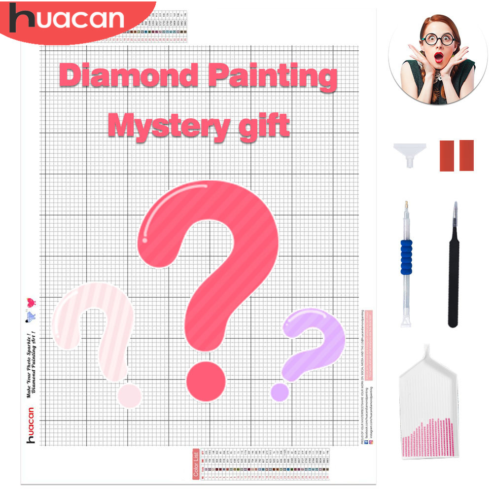 HUACAN-pintura con diamantes D - Embroidery Cross Stitch Patterns reseña y precio