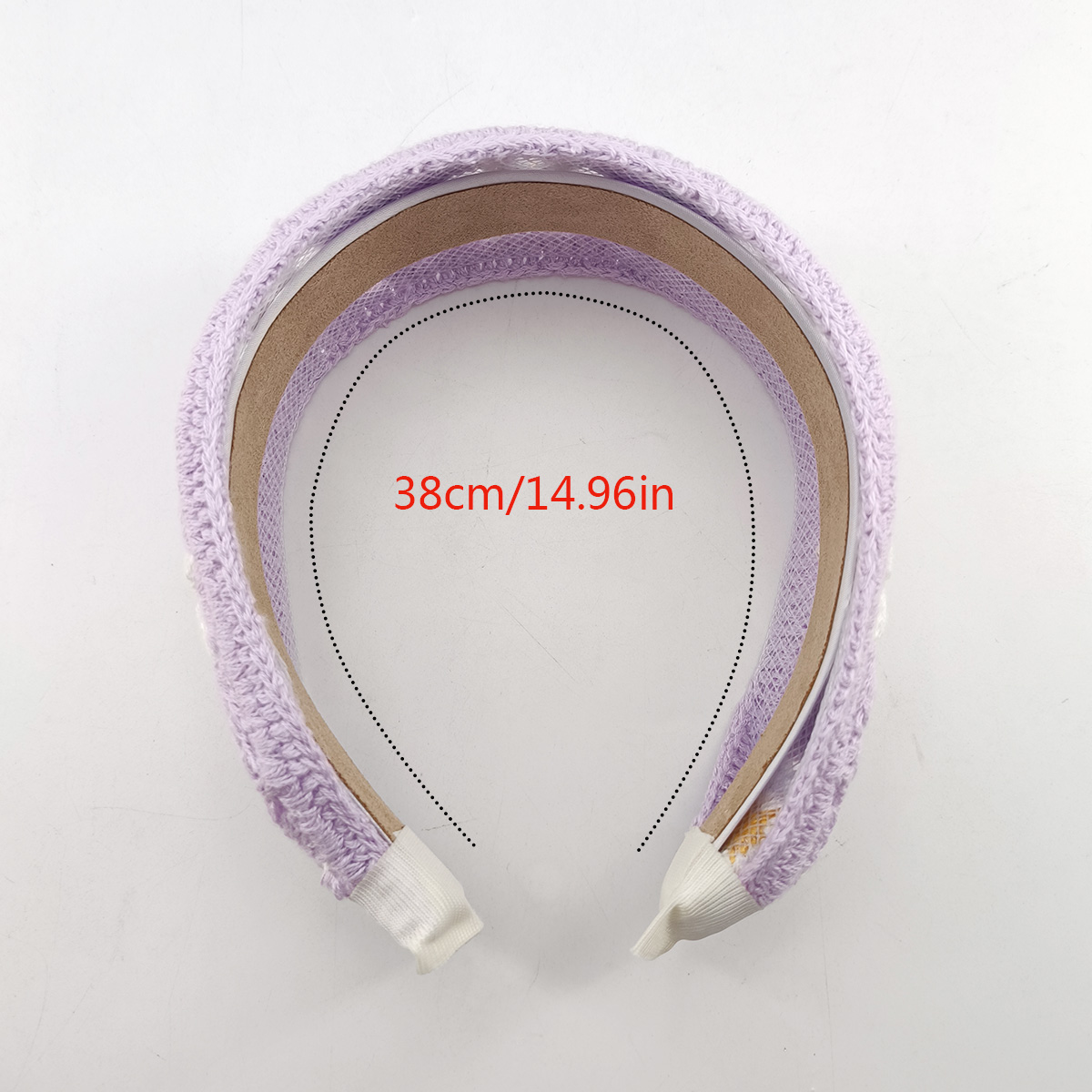 Diadema ancha de lana tejida c - Embroidery Hoop Plastic reseña y precio